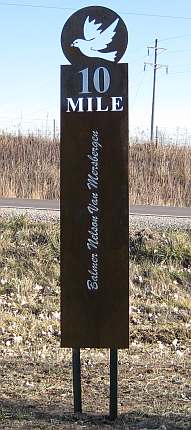 One-mile Trail Marker