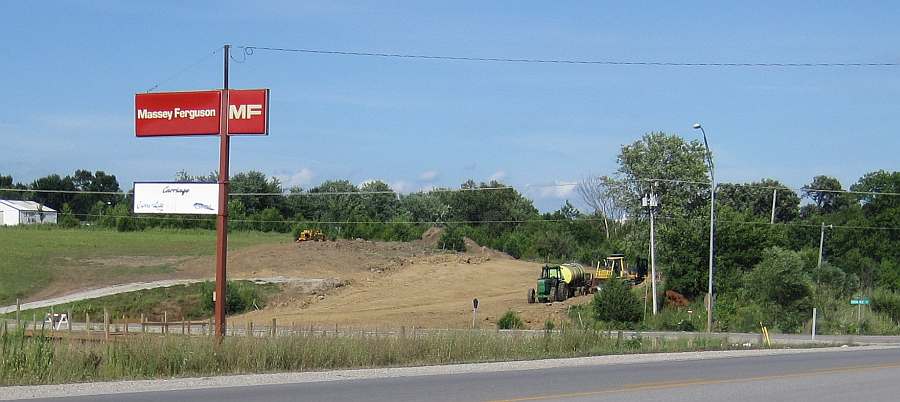 Construction began here, at the western end of the Quad East section, just north of the intersection<br> of Brookville Rd and Business Hwy 34.