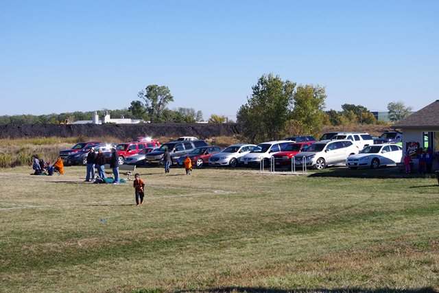 Bike racks at the Dexter Soccer Field