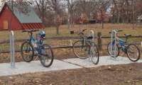 Bike Racks in Chautauqua Park