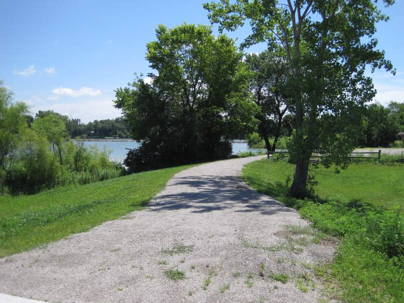 The northern end of the Louden Segment, heading towards Chautauqua Park.