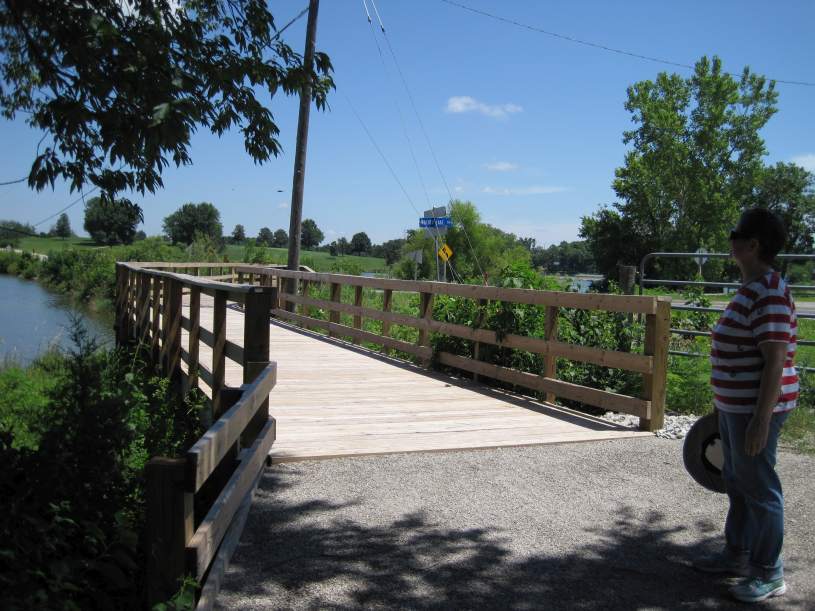 The new boardwalk at Walton Road, at Walton Lake.