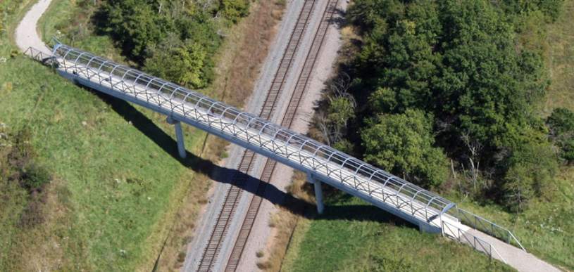 Loop Trail bridge over the BNSF Railroad