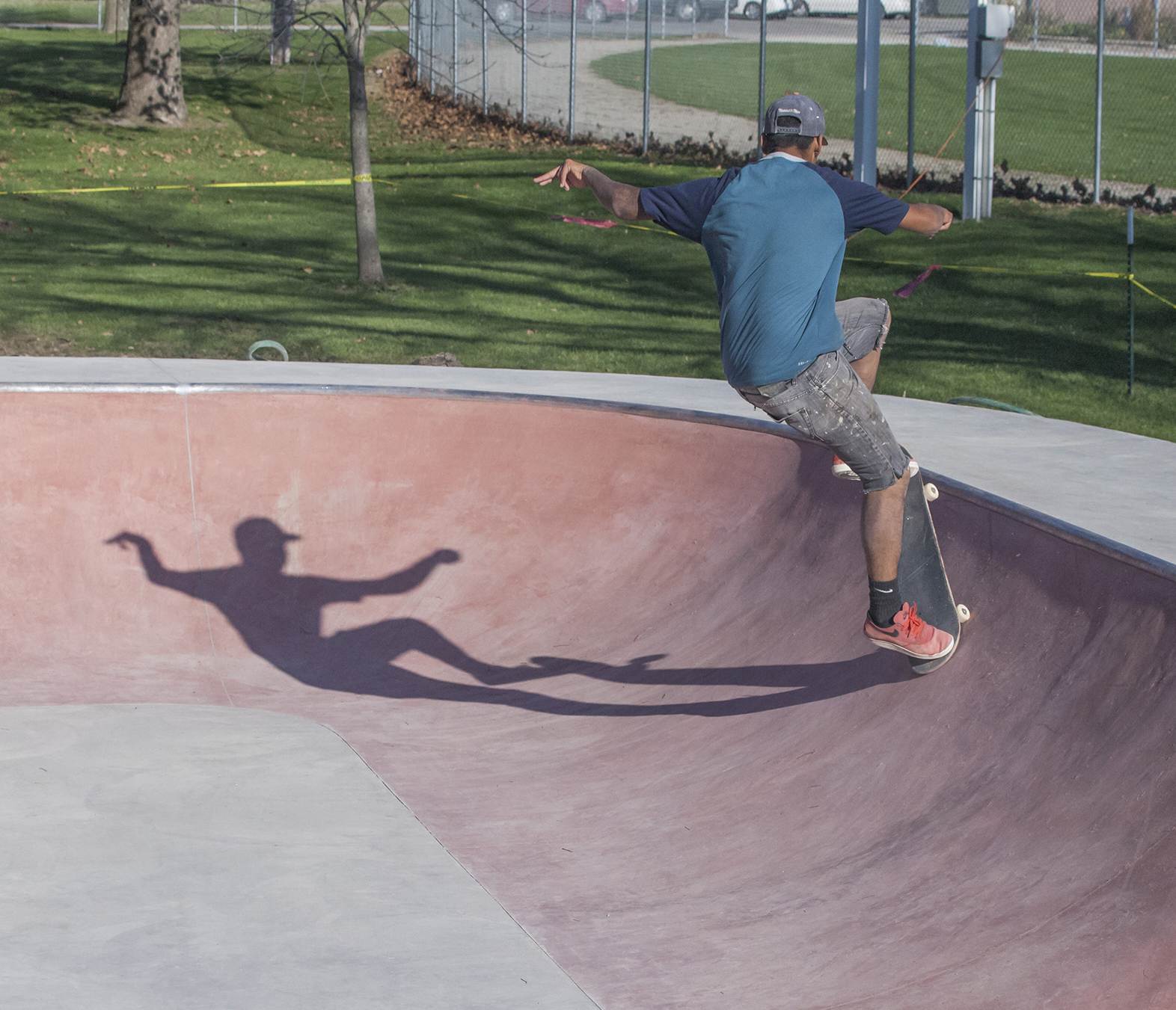 Skateboard park.