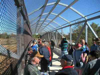 More celebrants on the new Louden Bridge