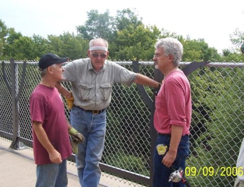 Larry Nash with Ron Blair and Bob Hoerlein