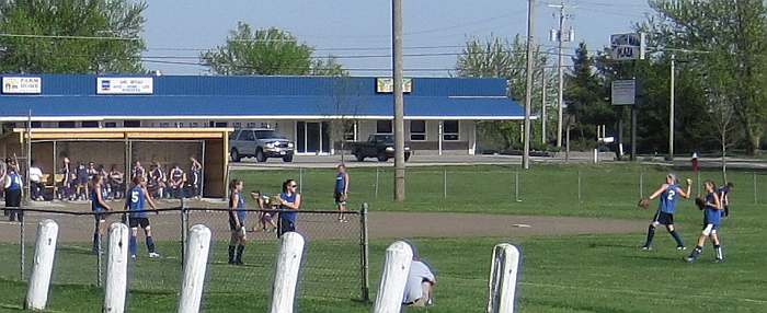 Another of the baseball fields. Hwy 1 in the background.