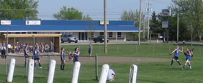 Another of the baseball fields.   Hwy 1 in the background.