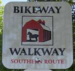 Bikeway sign