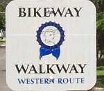 Bikeway sign