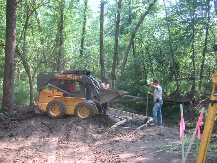 Building Crow Creek segment bridges