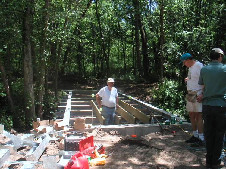 Building Crow Creek segment bridges