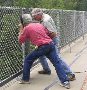 Installing the fence enhancements