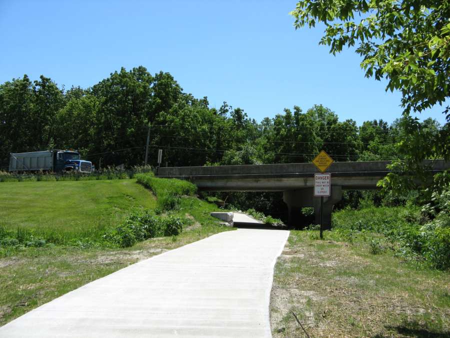 Along the Crow Creek segment