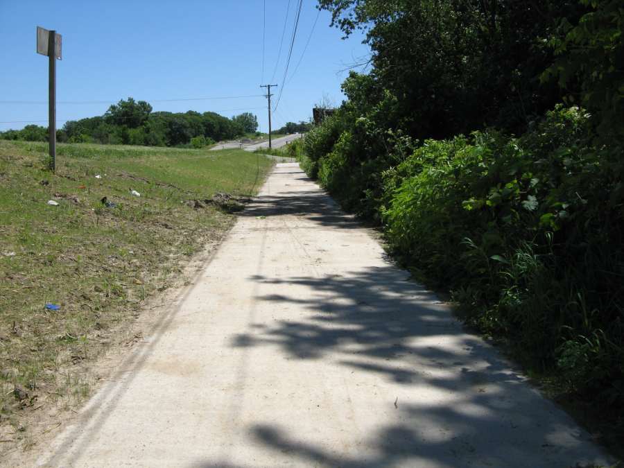 Along the Crow Creek segment