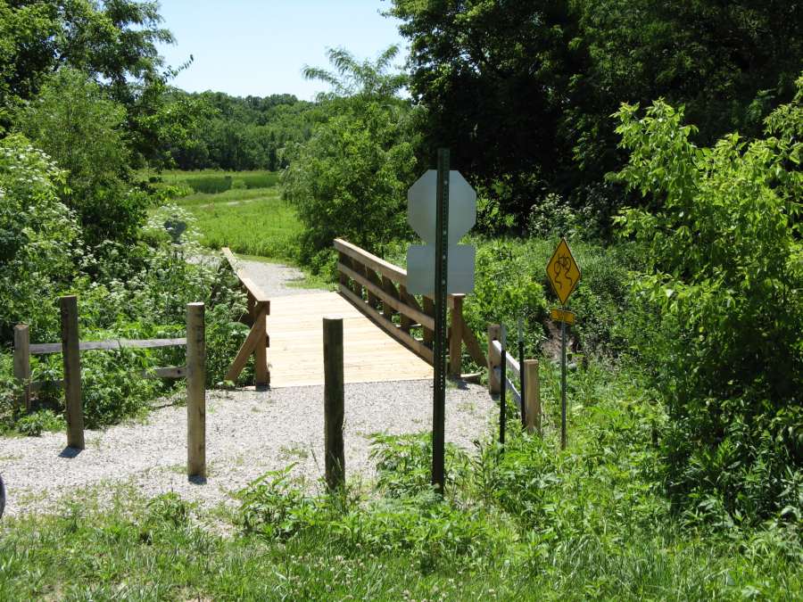 Along the Crow Creek segment