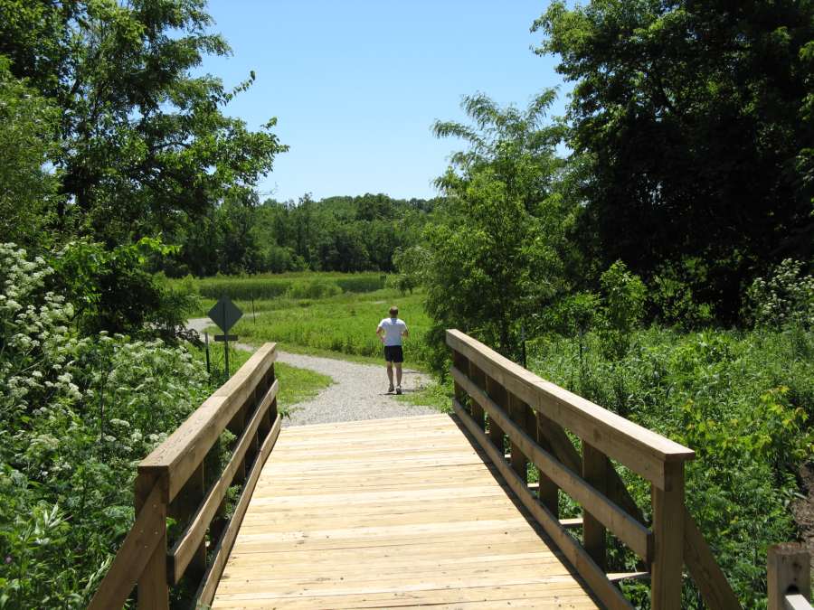 Along the Crow Creek segment