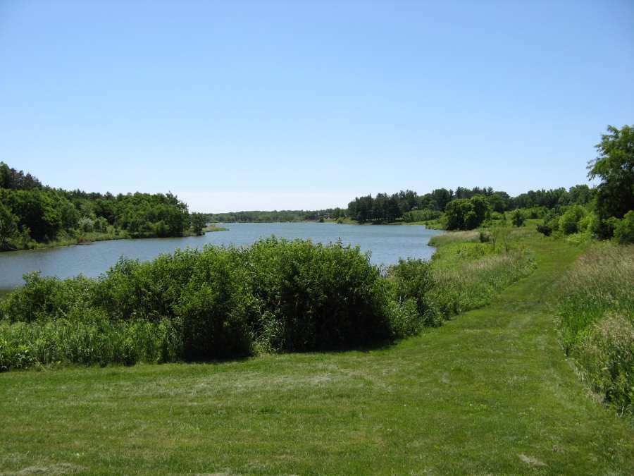 The north end of Waterworks Park.