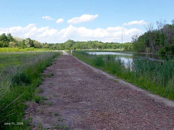 This is how the same place looked on June 1, 2008, before the Sept flood.