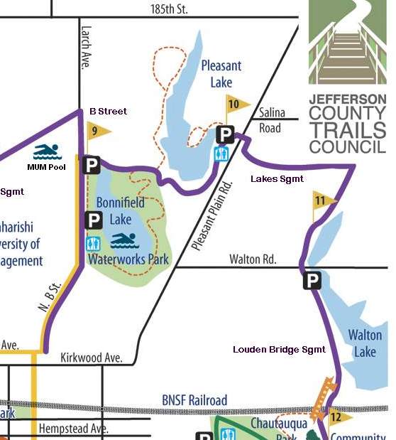 City Lakes Map