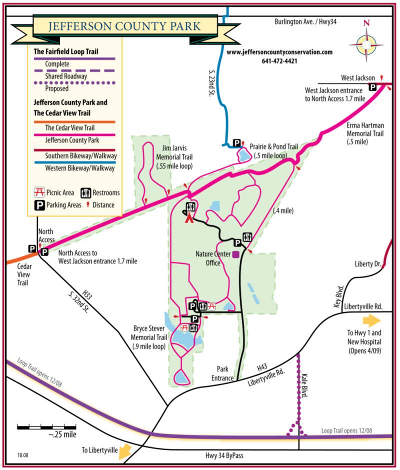 Map of Jefferson County Park