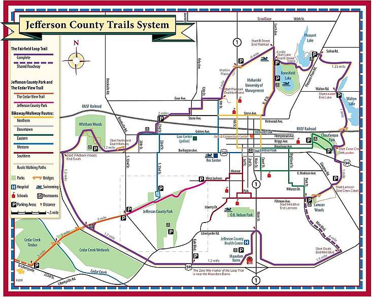 Map - Jefferson County Trails System