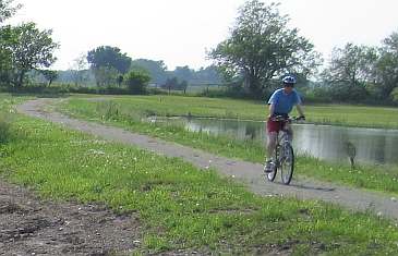 Iowa DOT Trail near Maasdam Barns