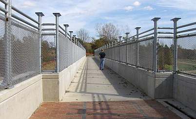 The bridge over the Hwy 34 bypass, built by the Iowa DOT