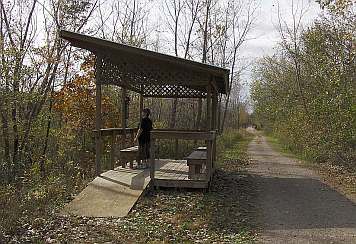 The shelter we built in 1999.