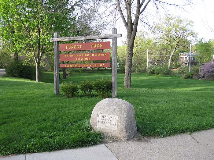 Forest Park play field.