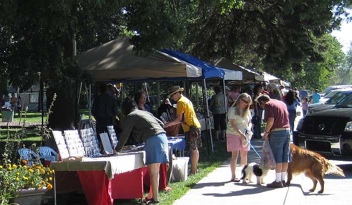 The Farmers Market, Saturday, Aug 28, 2010.