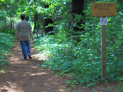 Entrance to the West Walking Trail