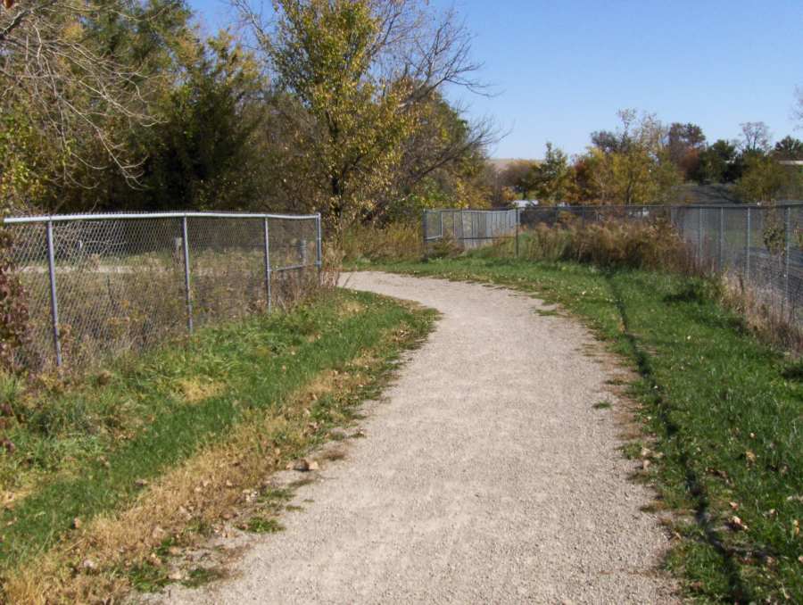 Along the Rock Island RR section