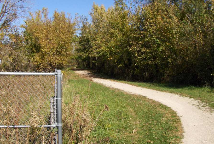 Along the Rock Island RR section