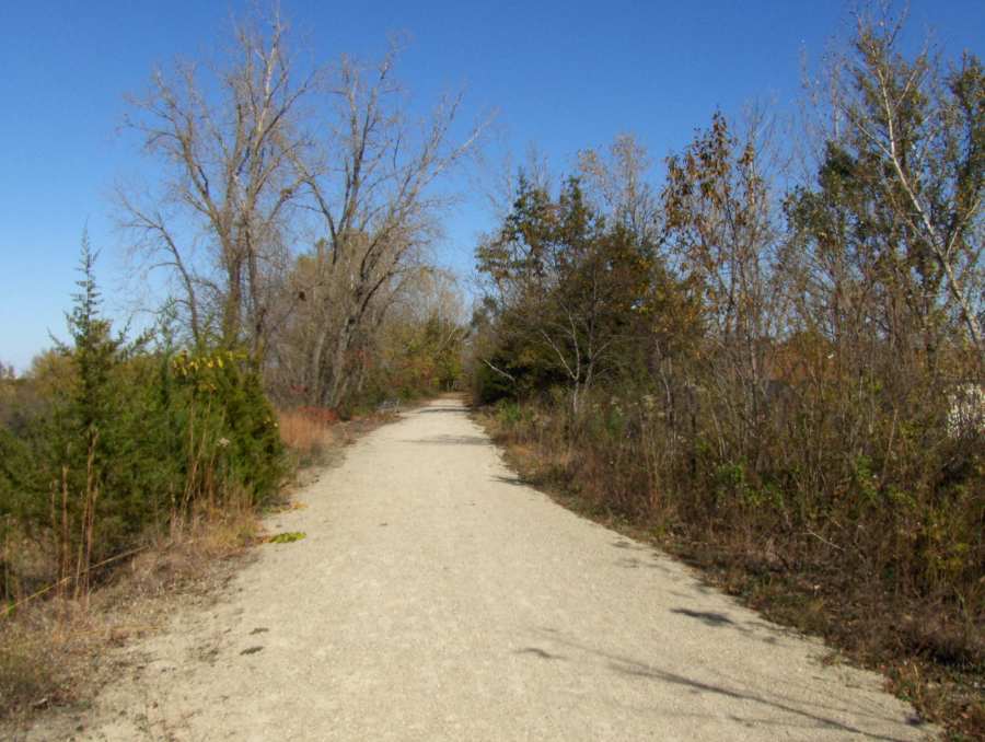 Along the Rock Island RR section