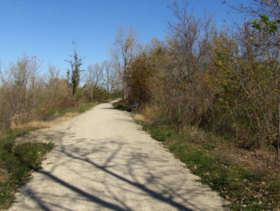 Along the Rock Island RR section