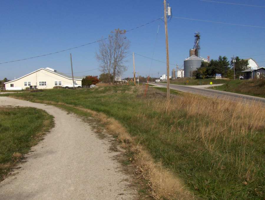 Along the Rock Island RR section