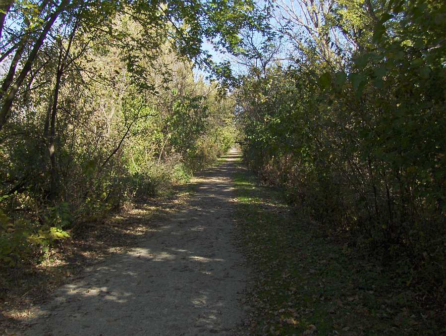 Along the Rock Island RR section