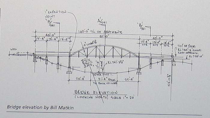 Close-up of Bill Matkin's drawing.