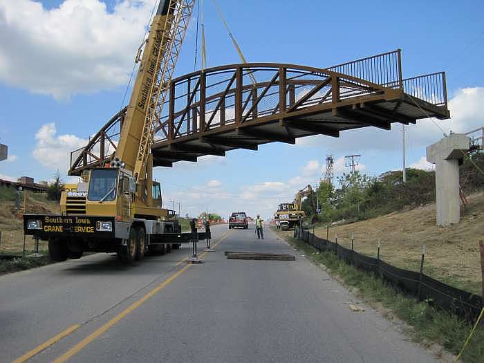 Spectators remarked that the bridge looked like it is too short.