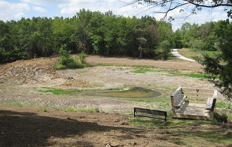 The Whitham Woods pond is being renovated, summer 2012 through fall 2013.