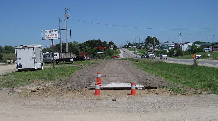 Further east along Business Hwy 34, towards Brookville Rd.