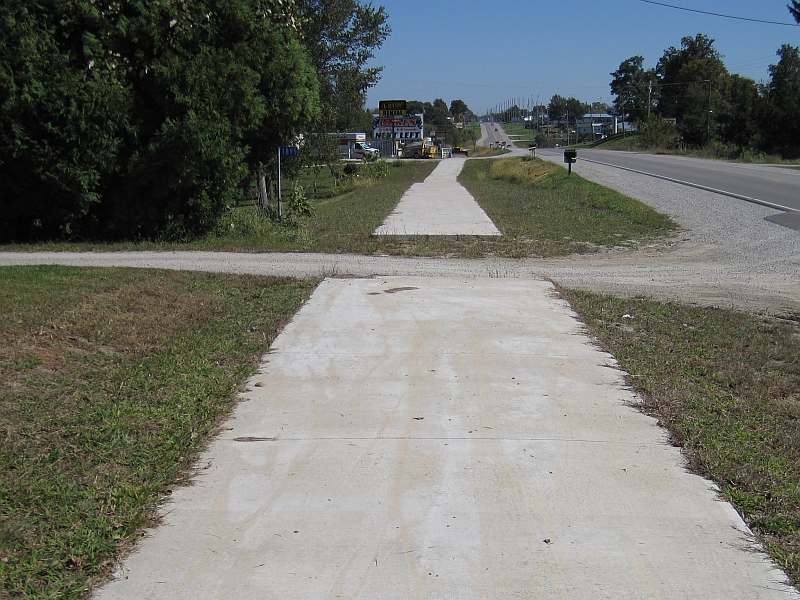 The driveway section needs to be paved.