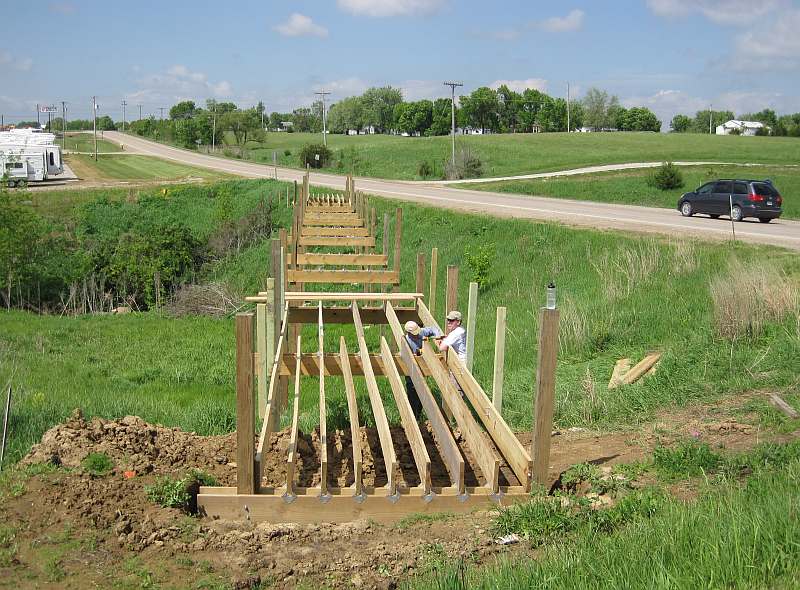 The Super 8 trail section will connect this bridge with Grimes Ave near 28th Street.