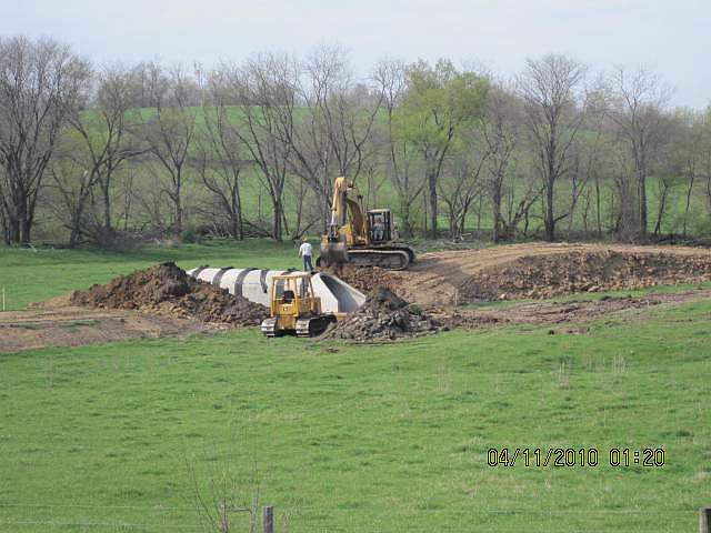 he dirt will cover up the tunnel.