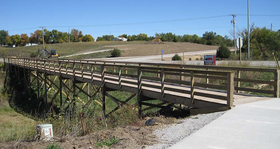 Brookville Bridge is now finished.