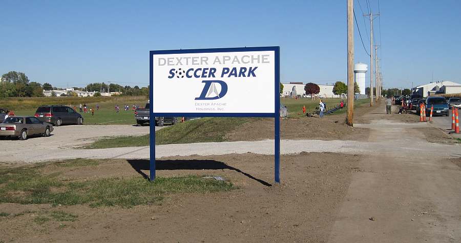 The Dexter Apache Soccer Park at 2519 Grimes Ave).